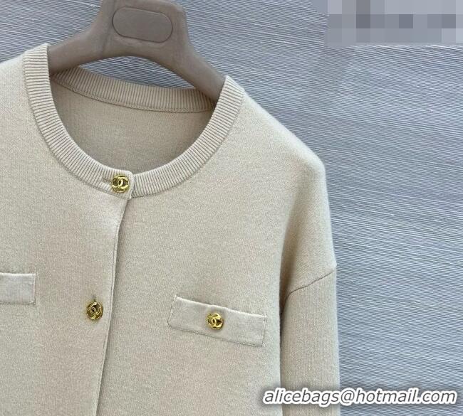 Fashion Discount Chanel Cashmere Cardigan CH081286 Beige 2026