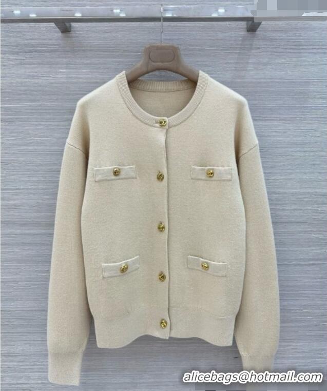Fashion Discount Chanel Cashmere Cardigan CH081286 Beige 2026