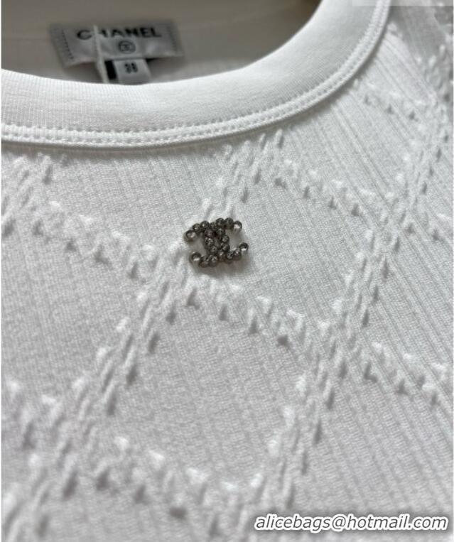 Pretty Style Chanel Cotton T-shirt CH081346 White 2026