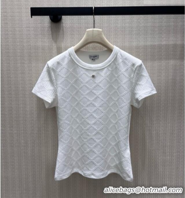 Pretty Style Chanel Cotton T-shirt CH081346 White 2026