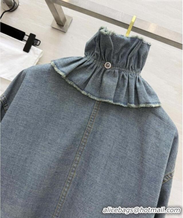 Buy New Cheap Dior Denim Blue Shirt D42115 2026