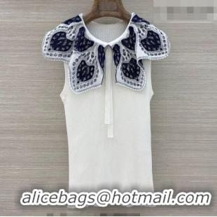 ​Good Looking Dior Cotton Vest DR042201 White 2026