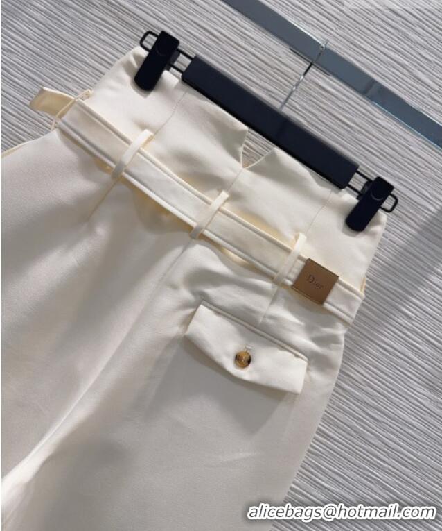 Luxury Discount Dior Pants DR042204 White 2026