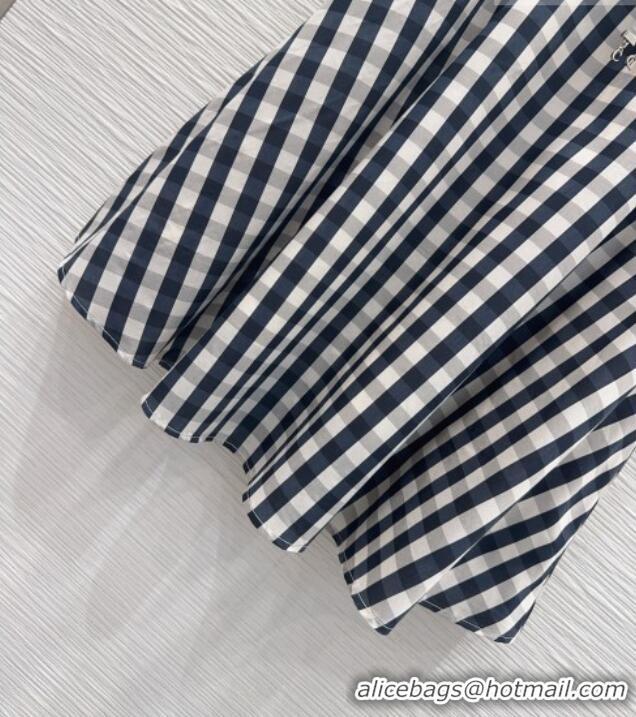 Buy Cheapest Dior Plaid Skirt DR042207 Black/White/Grey 2026