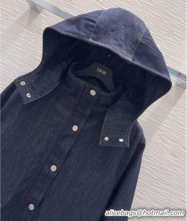 Top Grade Dior Cotton Denim Jacket DR042208 Dark Blue 2026