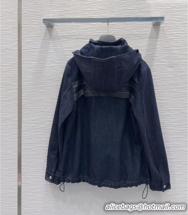 Top Grade Dior Cotton Denim Jacket DR042208 Dark Blue 2026
