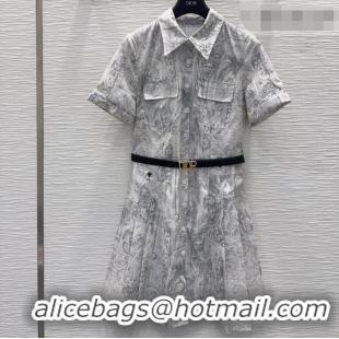 Good Taste Dior Printed Dress DR042207 Grey 2026