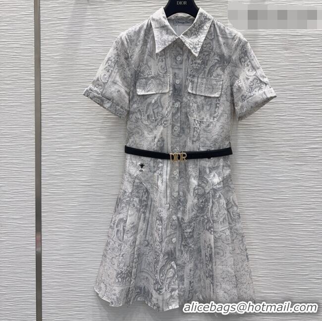 Good Taste Dior Printed Dress DR042207 Grey 2026