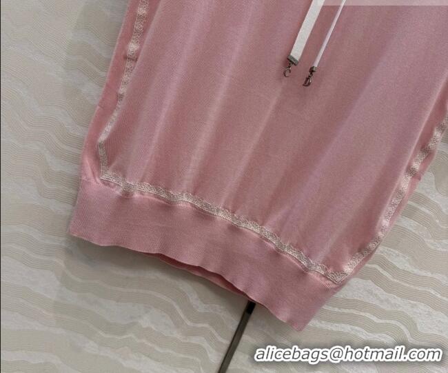 Reasonable Price Dior Knit Short-sleeved Sweater D42116 Pink 2026