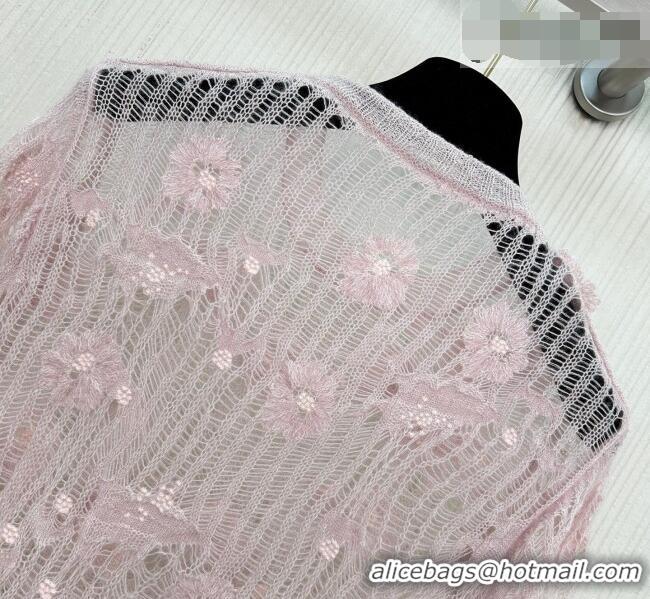 Pretty Style Dior Mesh and Bloom Top DR042216 Pink 2026