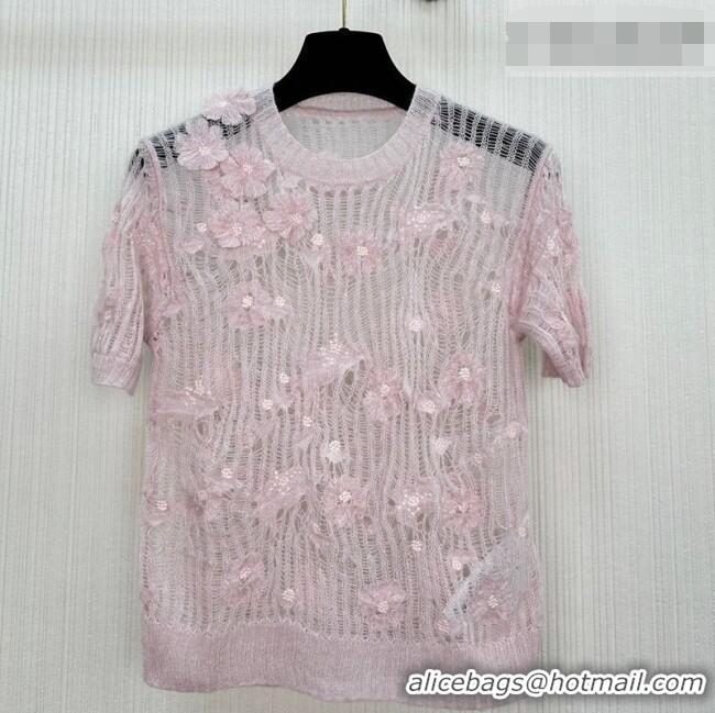 Pretty Style Dior Mesh and Bloom Top DR042216 Pink 2026