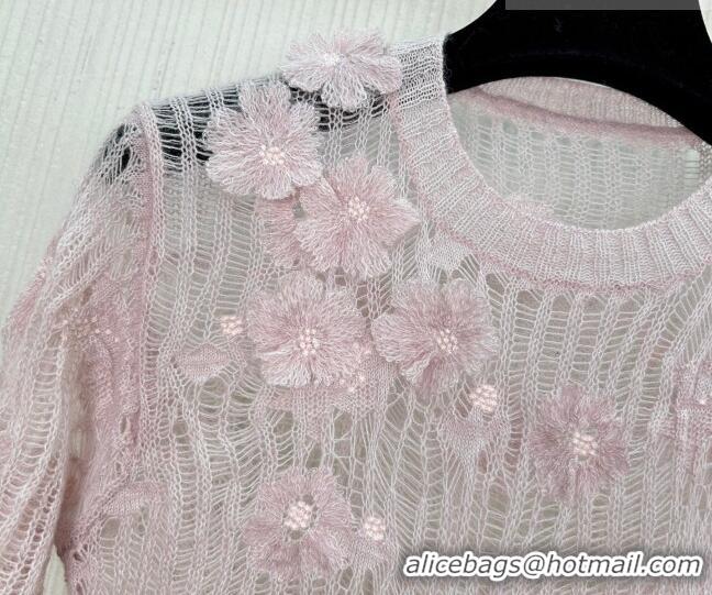 Pretty Style Dior Mesh and Bloom Top DR042216 Pink 2026