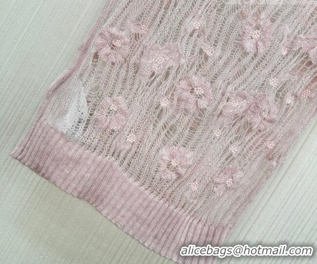 Good Quality Dior Mesh and Bloom Vest DR042216 Pink 2026