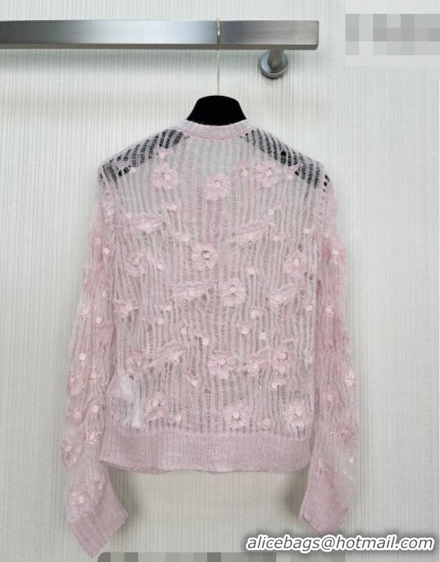 ​Best Cheapest Dior Mesh and Bloom Cardigan DR042216 Pink 2026