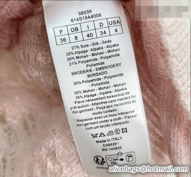 ​Best Cheapest Dior Mesh and Bloom Cardigan DR042216 Pink 2026