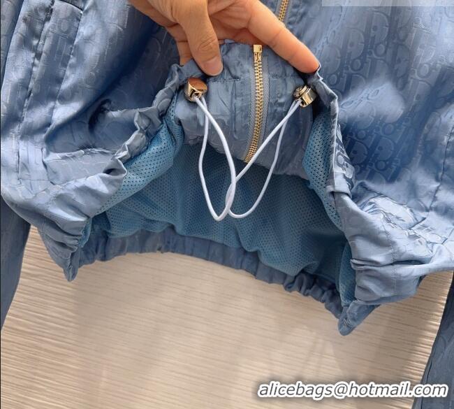 Modern Classic Dior Jacket and Shorts Set DR042301 Blue 2026