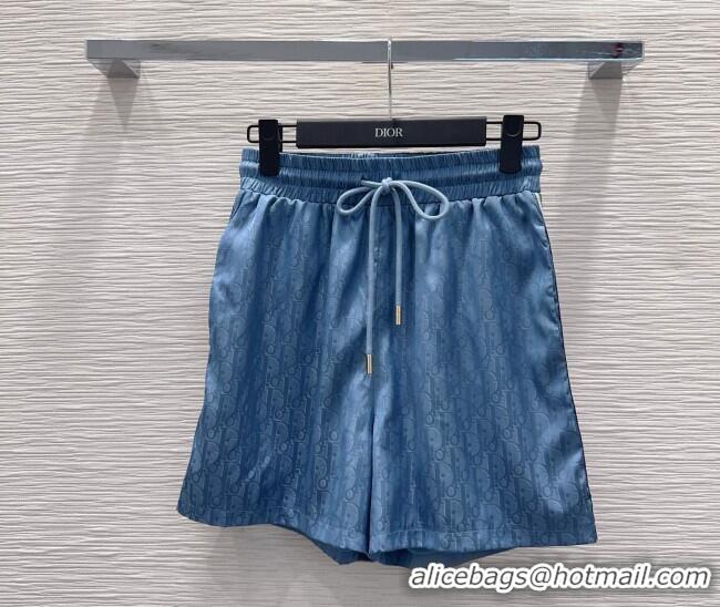 Modern Classic Dior Jacket and Shorts Set DR042301 Blue 2026