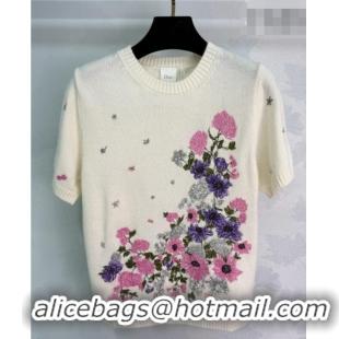 Specials Promotional Dior Embroidered Sweater DR042321 White 2026