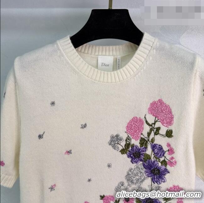 Specials Promotional Dior Embroidered Sweater DR042321 White 2026