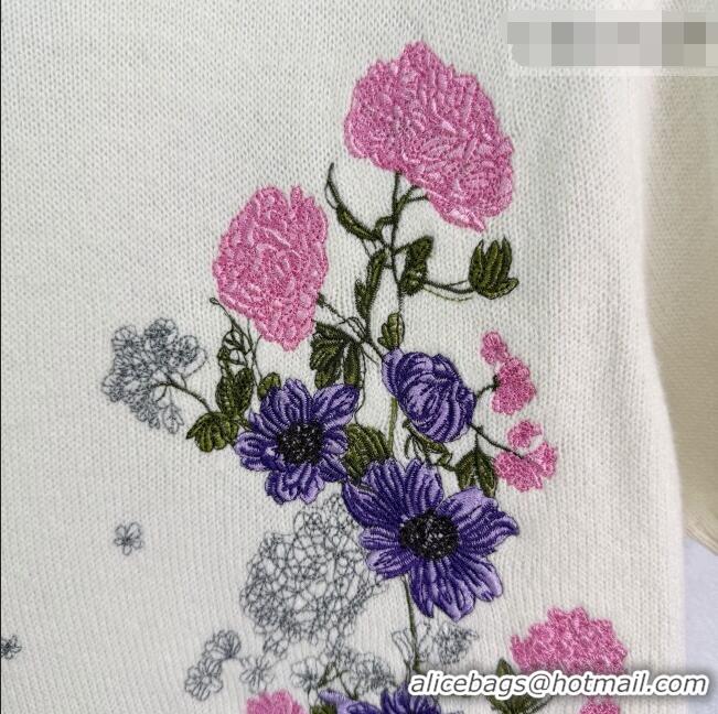Specials Promotional Dior Embroidered Sweater DR042321 White 2026