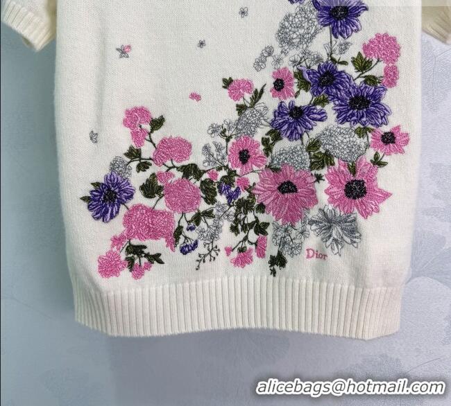 Specials Promotional Dior Embroidered Sweater DR042321 White 2026