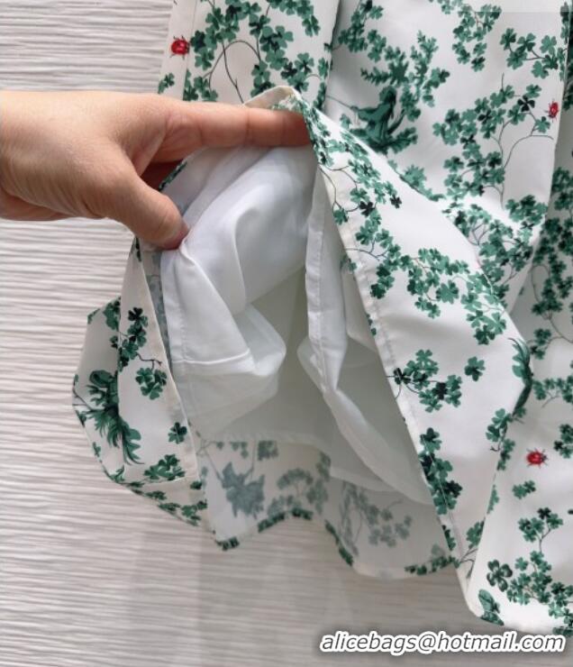 Best Product Dior Printed Dress DR042323 Green 2026