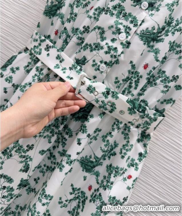 Best Product Dior Printed Dress DR042323 Green 2026