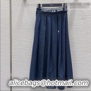 High Quality Dior Denim Skirt DR042333 Blue 2026