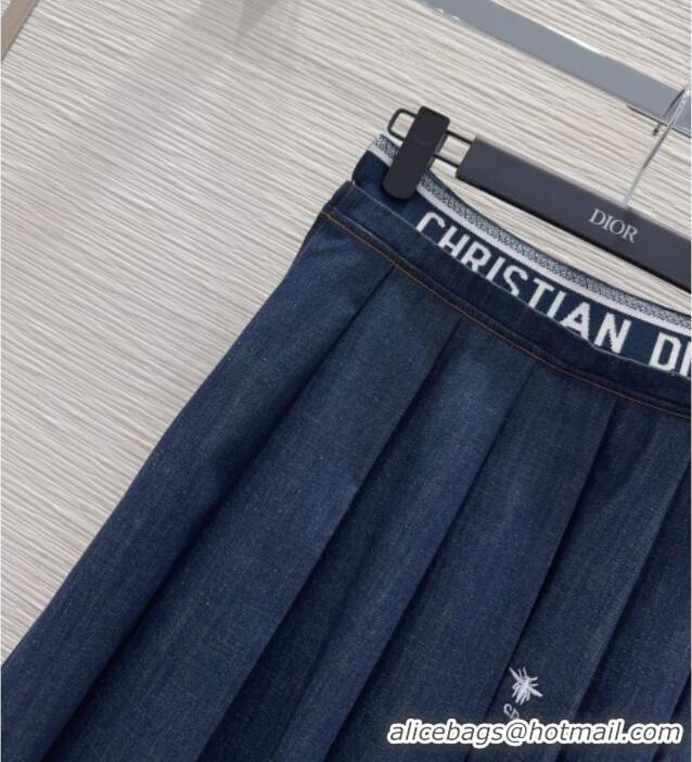High Quality Dior Denim Skirt DR042333 Blue 2026