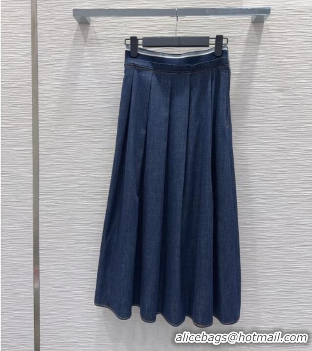 High Quality Dior Denim Skirt DR042333 Blue 2026