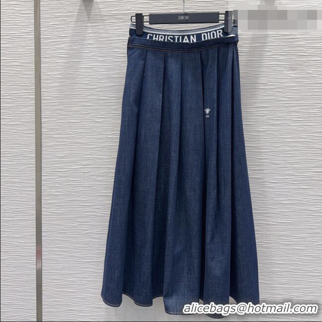 High Quality Dior Denim Skirt DR042333 Blue 2026