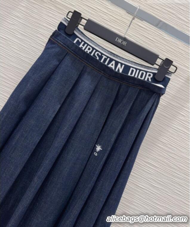 High Quality Dior Denim Skirt DR042333 Blue 2026