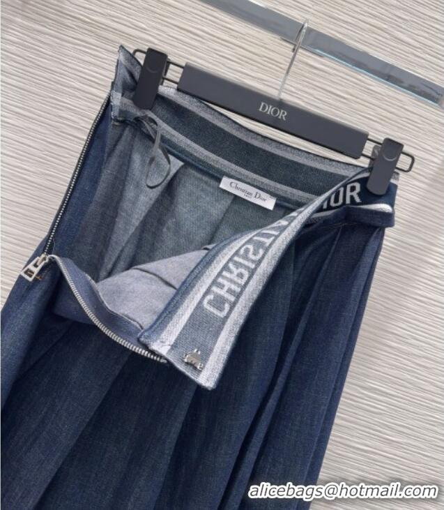 High Quality Dior Denim Skirt DR042333 Blue 2026