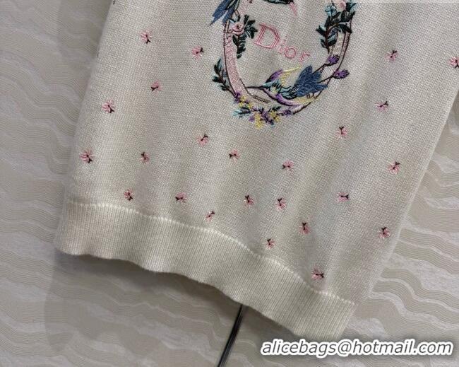 Grade Quality Dior Cashmere Short-sleeved Sweater D081226 Beige 2026