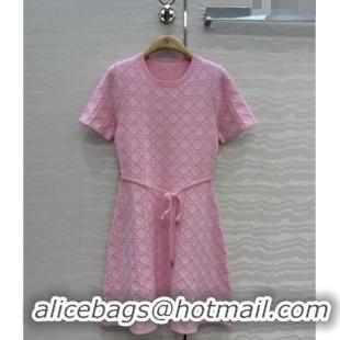 Pretty Style Dior Knit Dress D081237 Pink 2026