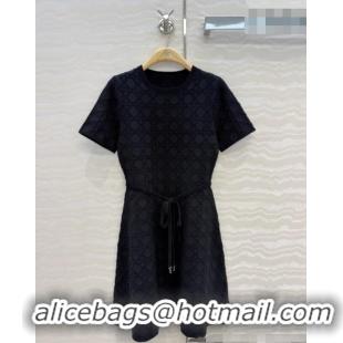 Famous Brand Discount Dior Knit Dress D081238 Black 2026