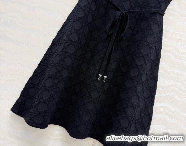 Famous Brand Discount Dior Knit Dress D081238 Black 2026
