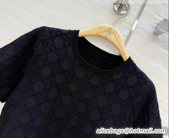 Famous Brand Discount Dior Knit Dress D081238 Black 2026