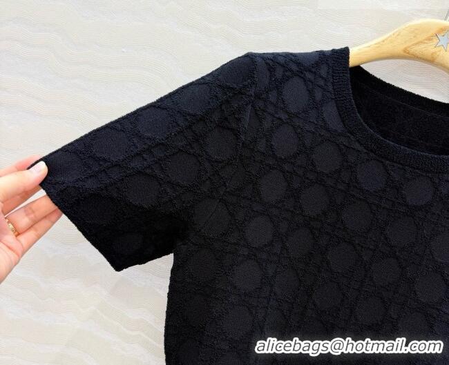 Famous Brand Discount Dior Knit Dress D081238 Black 2026