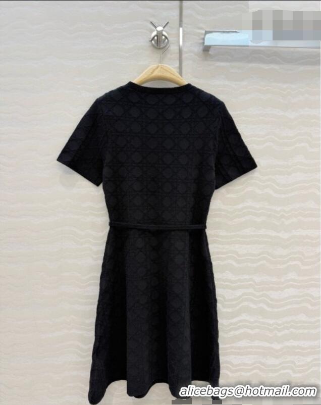 Famous Brand Discount Dior Knit Dress D081238 Black 2026