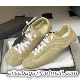 Purchase Prada Montecarlo Re-Edition 2005 suede and Re-Nylon sneakers Beige 2026 1E247O
