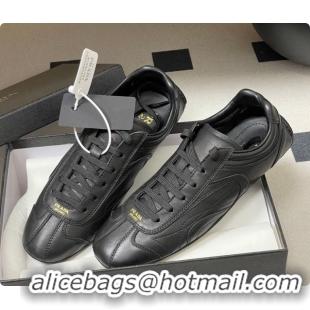 Best Price Prada Montecarlo Re-Edition 2005 Leather sneakers Black 2026 11E247O
