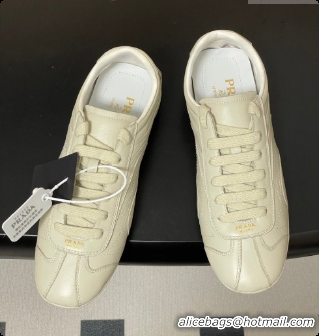 Pretty Style Prada Montecarlo Re-Edition 2005 Leather sneakers White 2026 11E247O