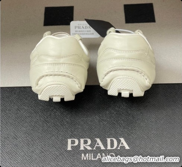 Pretty Style Prada Montecarlo Re-Edition 2005 Leather sneakers White 2026 11E247O
