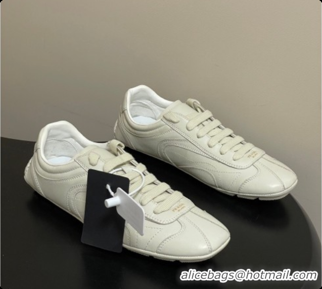 Pretty Style Prada Montecarlo Re-Edition 2005 Leather sneakers White 2026 11E247O