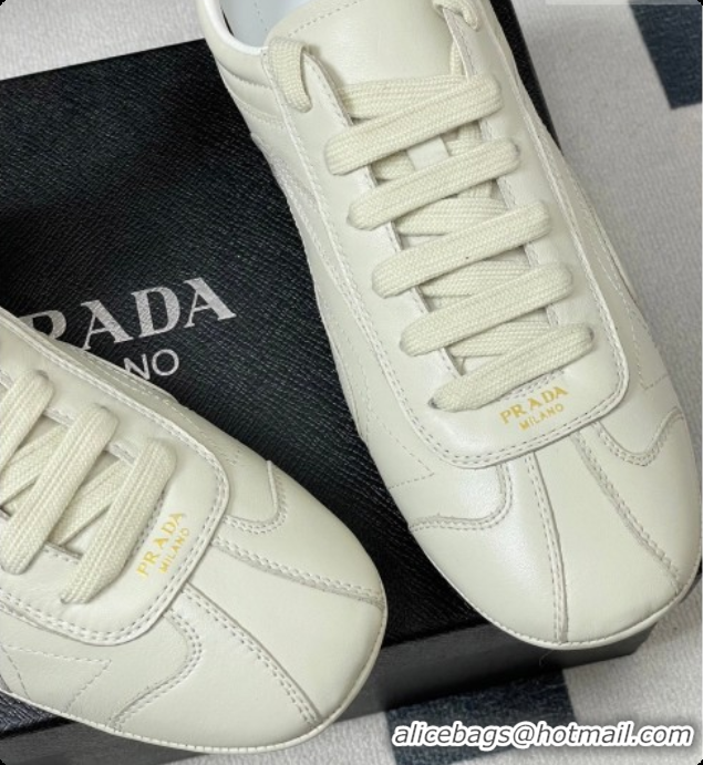 Pretty Style Prada Montecarlo Re-Edition 2005 Leather sneakers White 2026 11E247O