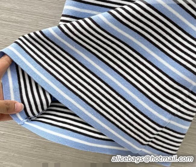 Buy Discount Prada Knit Vest PR031109 Light Blue 2026