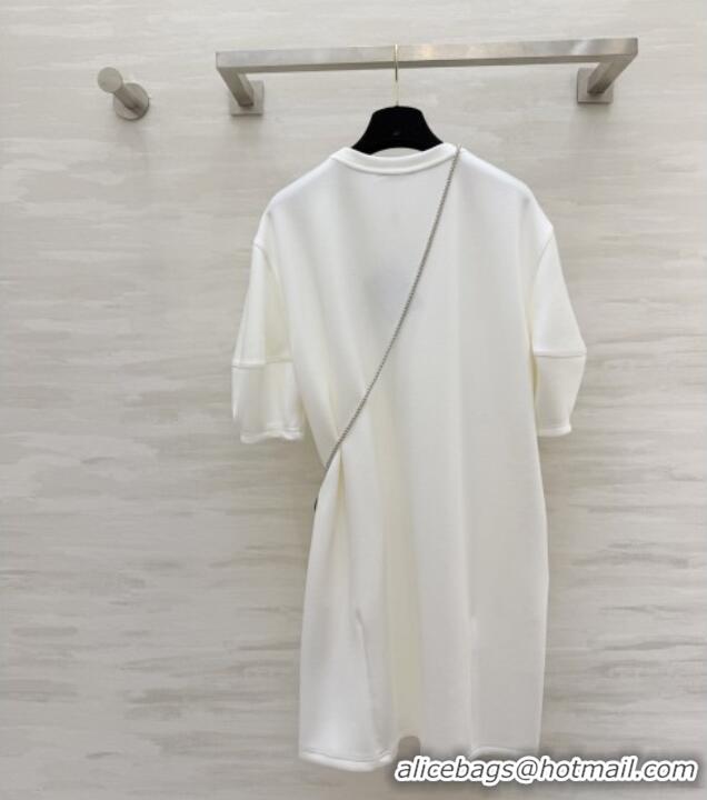 Buy Discount Prada T-Shirt Dress PR032401 White 2026