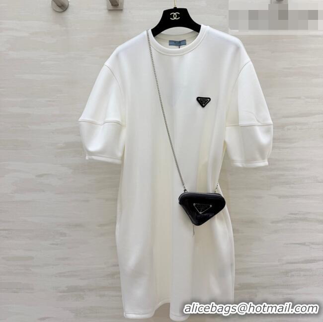 Buy Discount Prada T-Shirt Dress PR032401 White 2026