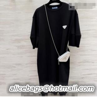 Good Taste Prada T-Shirt Dress PR032401 Black 2026